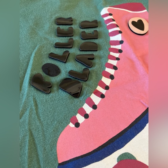 Zara Roller Skate “Roller Blade” Green Long Sleeve - Picture 2 of 6